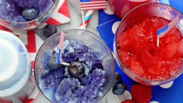 July 4 spiked slushies from Grand Babycakes, and 25 more favorite Red White and Blue recipes for your celebration